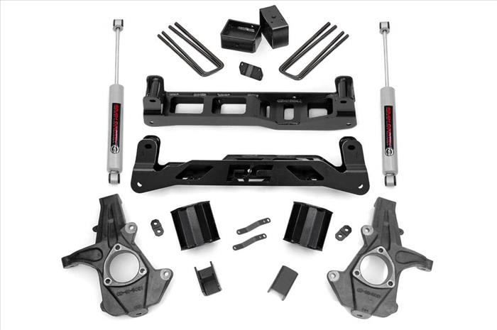 5 Inch Lift Kit Alum/Stamp Steel Silverado/Sierra 1500 2WD (14-18 & Classic) Rough Country
