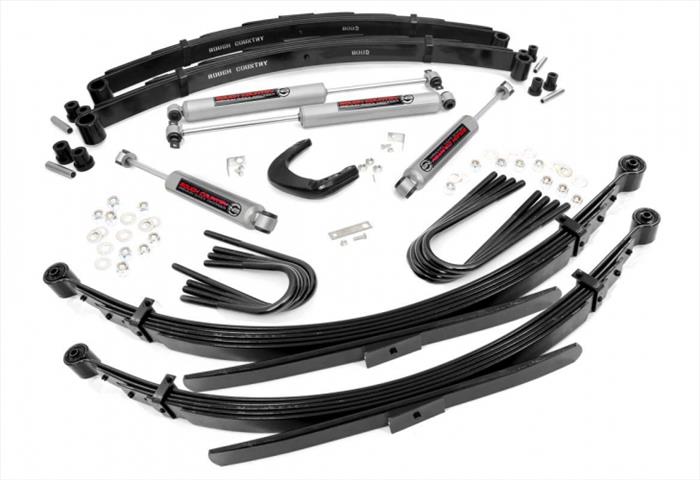 4 Inch Suspension Lift System 52 Inch Rear Springs 77-87 C20/K20/C25/K25 Rough Country