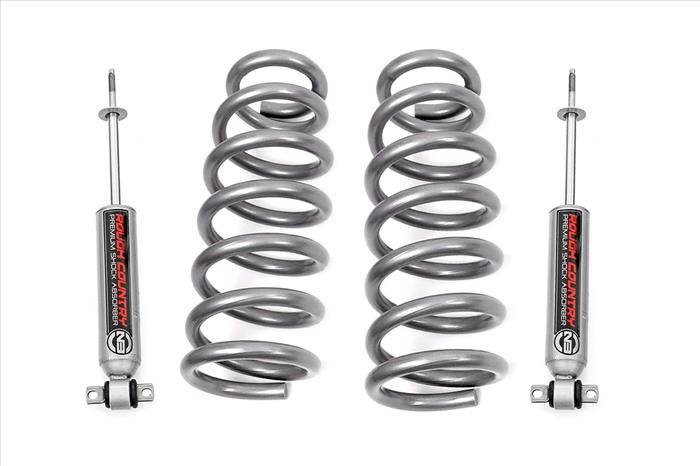 2 Inch Leveling Coil Springs w/N3 Shocks 09-18 RAM 1500 2WD V8 Models Rough Country