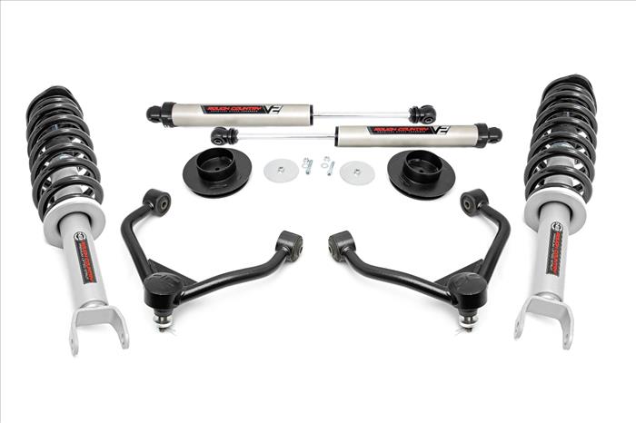 3.0 Inch Dodge Bolt-On Lift Kit w/ N3 Struts and Rear V2 Shocks For 12-18 Ram 1500 4WD Rough Country
