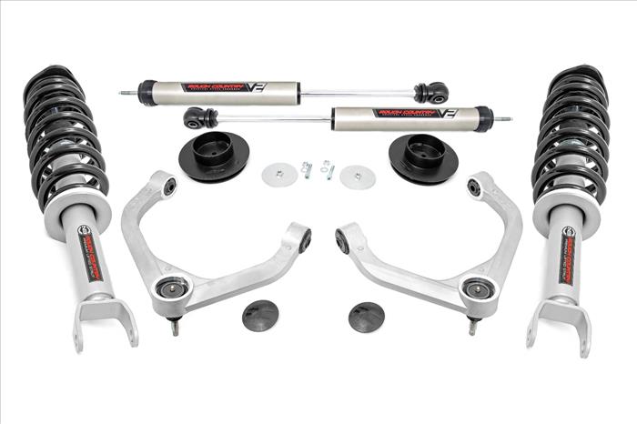 3.5 Inch Ram Bolt-On Lift Kit w/ N3 Struts and Rear V2 Shocks (19-21 Ram 1500 4WD) Rough Country