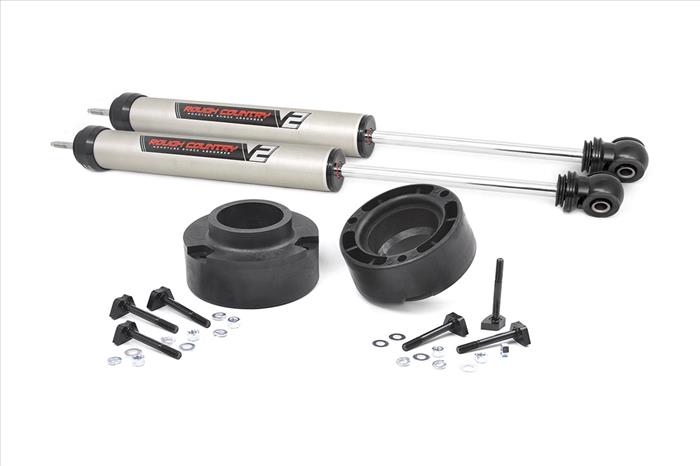 RAM 3500 2.5 Inch Leveling Lift Kit with V2 Shocks For 94-12 Dodge RAM 3500 4WD Rough Country