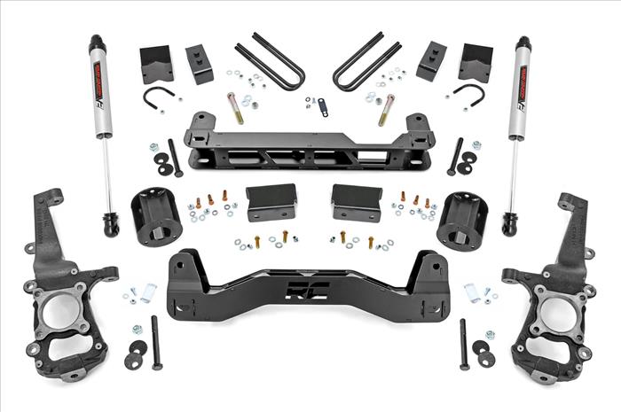 4 Inch Lift Kit with V2 Shocks 21-22 Ford F-150 2WD Rough Country