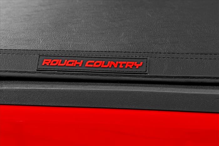Soft Tri-Fold Bed Cover 5 Foot Bed Jeep Gladiator JT 4WD (2020-2025) Rough Country