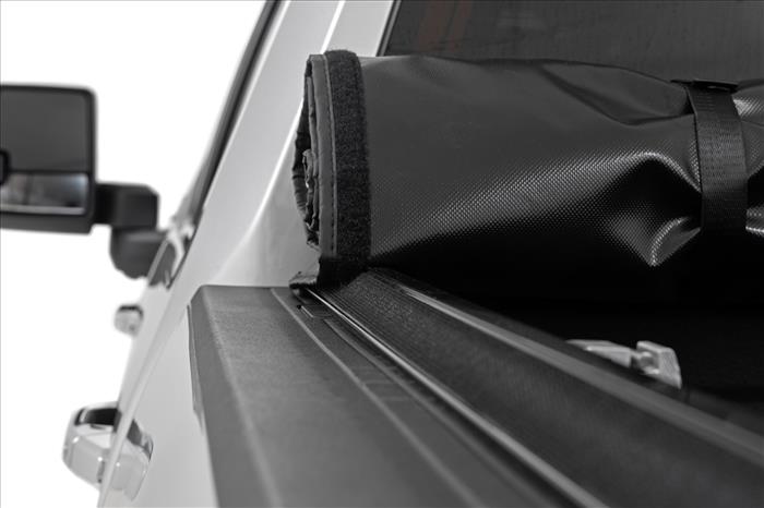 Soft Roll Up Bed Cover 6 Foot 9 Inch Bed Silverado/Sierra 2500HD/3500HD (20-26) Rough Country