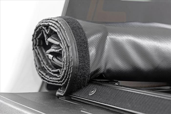 Soft Roll Up Bed Cover 6 Foot 10 Inch Bed Ford F-250/F-350 Super Duty (17-26) Rough Country