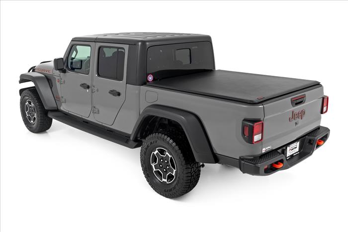 Soft Roll Up Bed Cover 5 Bed Jeep Gladiator JT 4WD (2020-2025) Rough Country
