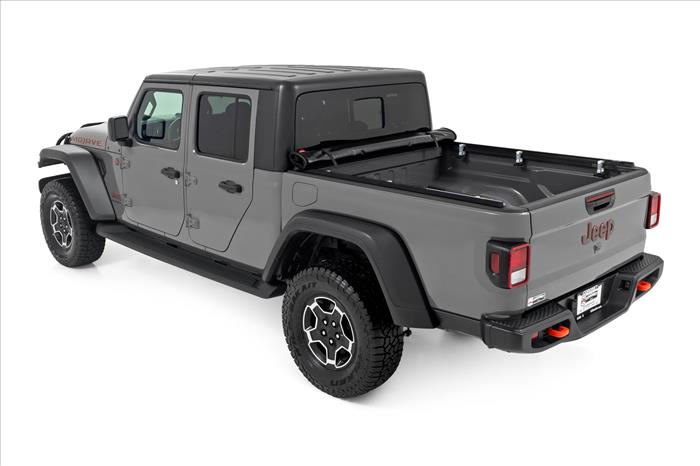 Soft Roll Up Bed Cover 5 Bed Jeep Gladiator JT 4WD (2020-2025) Rough Country