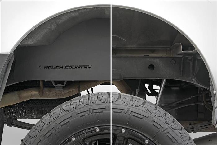 Nissan Frontier Steel Rear Wheel Well Liners 05-19 Crew Cab Rough Country