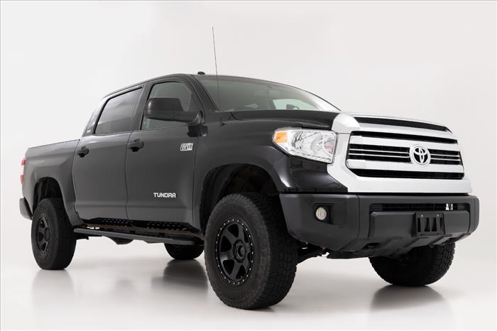 RPT2 Running Board Crew Cab Black Toyota Tundra 2WD/4WD (2007-2021) Rough Country