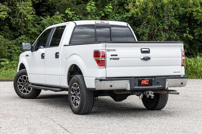 RPT2 Running Board Crew Cab Black Ford F-150 2WD/4WD (2009-2014) Rough Country