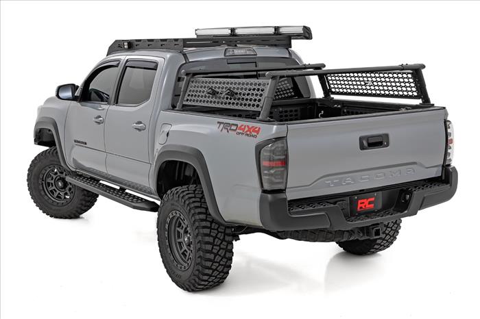 RPT2 Running Board Double Cab Black Toyota Tacoma 2WD/4WD (2016-2023) Rough Country