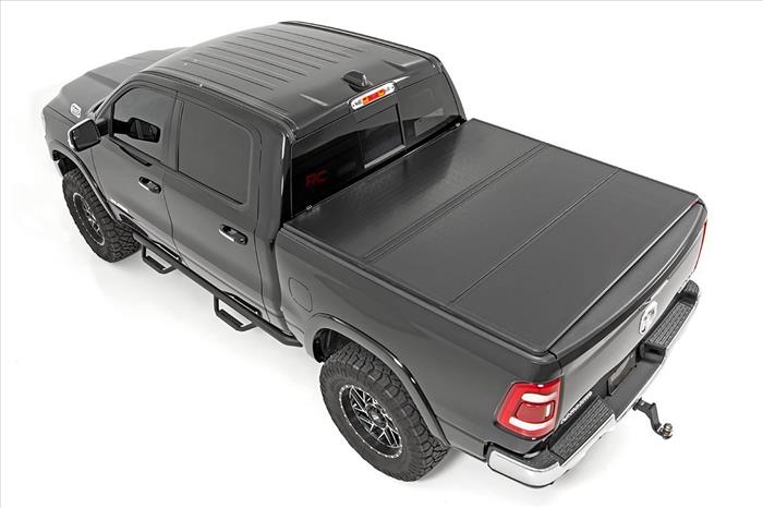 Hard Folding Bed Cover 5.5 Ft Bed Ram 1500 2WD/4WD (10-23 and Classic) Rough Country