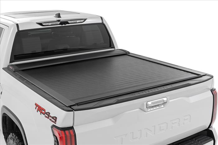 Retractable Bed Cover 5 Foot 7 Inch Bed Toyota Tundra (2022-2023) Rough Country
