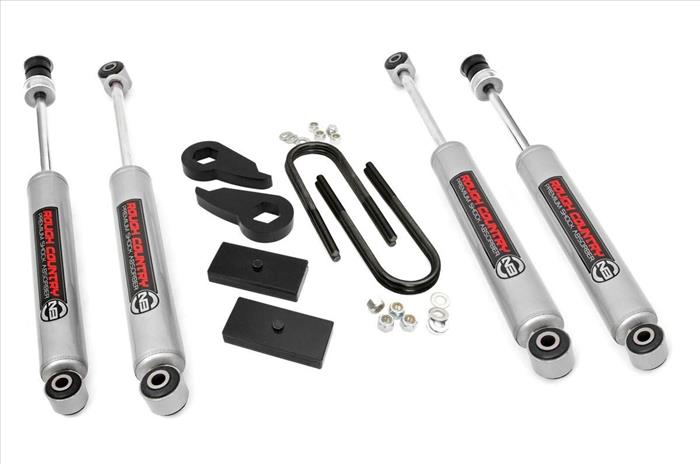 2.5 Inch Leveling Lift Kit With Shocks 97-03 4WD Ford F-150 Rough Country