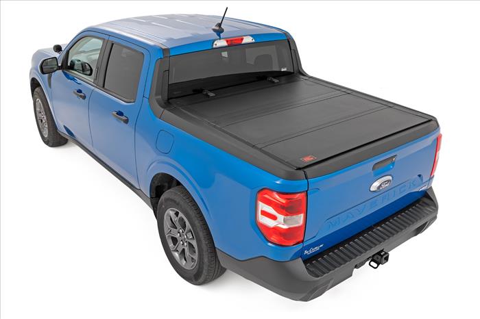 Hard Tri-Fold Flip Up Bed Cover 4 Foot 6 Inch Bed Ford Maverick 2WD/4WD (22-26) Rough Country