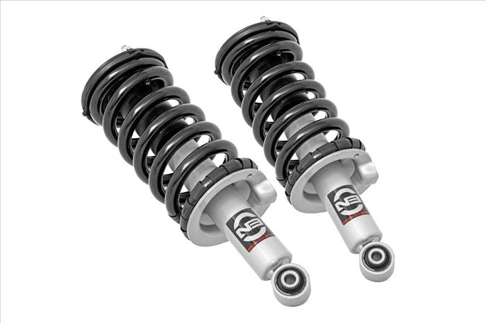 Loaded Strut Pair 2 Inch Level 04-15 Nissan Titan 4WD Rough Country