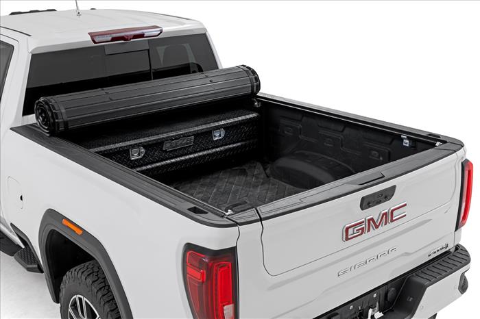 Hard Roll Up Bed Cover 6 Foot 9 Inch Bed Chevy/GMC Silverado/Sierra 2500HD/3500HD (20-26) Rough Country