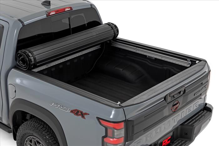 Hard Roll Up Bed Cover 5 Foot Bed Nissan Frontier 2WD/4WD (2022-2026) Rough Country