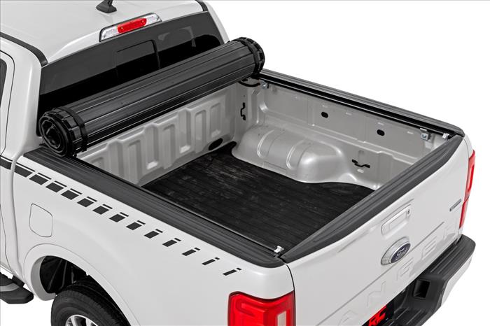 Hard Roll Up Bed Cover 5 Foot Bed Ford Ranger 2WD/4WD (2019-2023) Rough Country