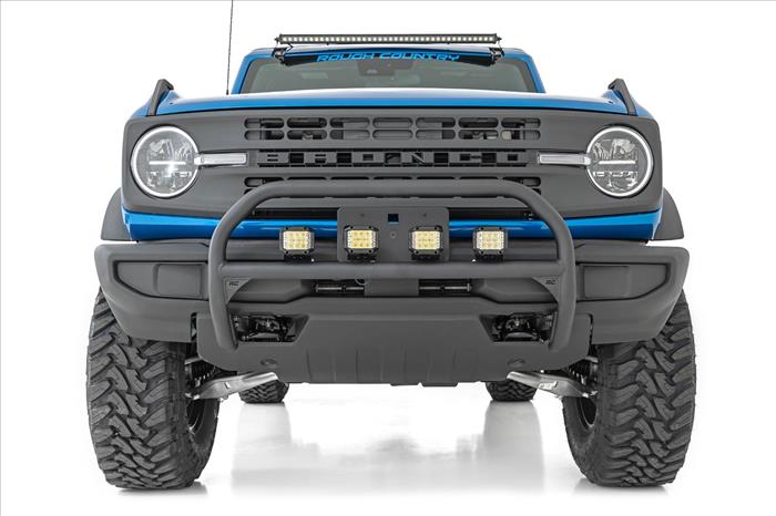 Nudge Bar 3.5 Inch Round Led (x4) Ford Bronco 4WD (2021-2025) Rough Country