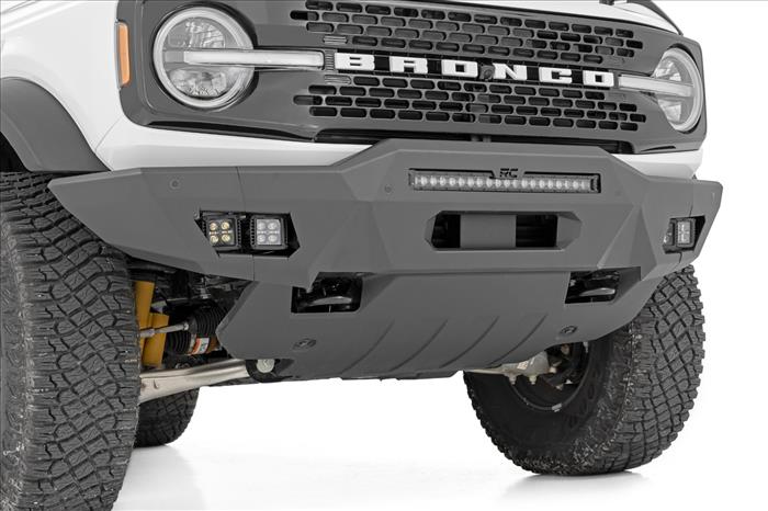 Front Bumper Modular Full Wings Amber DRL Ford Bronco 4WD (2021-2025) Rough Country