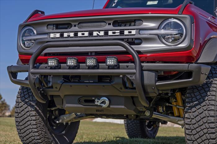 Nudge Bar 20 Inch Black Single Row LED OE Modular Steel - Ford Bronco (21-25) Rough Country