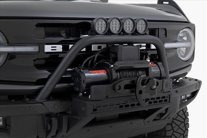 Safari Bar 12 Inch LED Light Bar Black Dual Row OE Modular Steel Ford Bronco (21-25) Rough Country