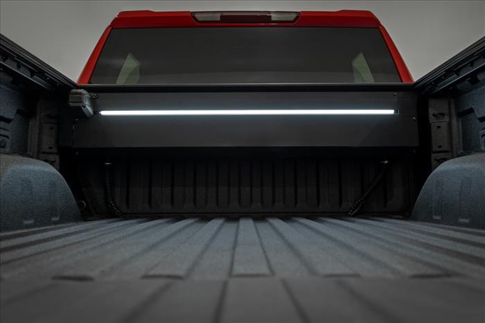 Powered Retractable Bed Cover 5 Foot 10 Inch Bed Chevy/GMC Sierra 1500 (19-26)/Silverado 1500 (19-26) Rough Country