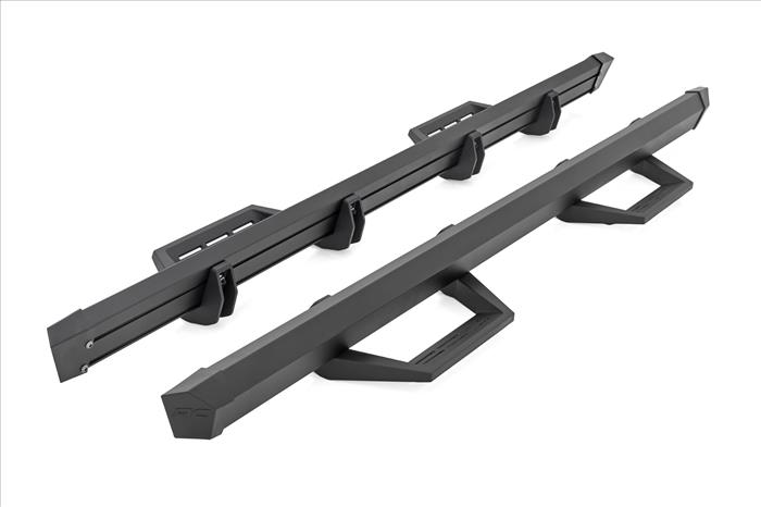 SRL2 Adj Aluminum Step Crew Cab Ford F-150/Lightning/F-250/F-350/Raptor (15-26) Rough Country