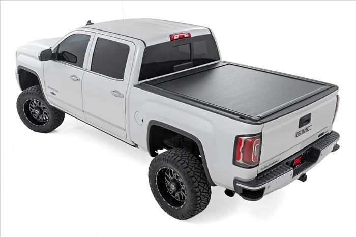 Powered Retractable Bed Cover 5 Foot 9 Inch Bed Silverado/Sierra 1500 (14-18 & Classic) Rough Country