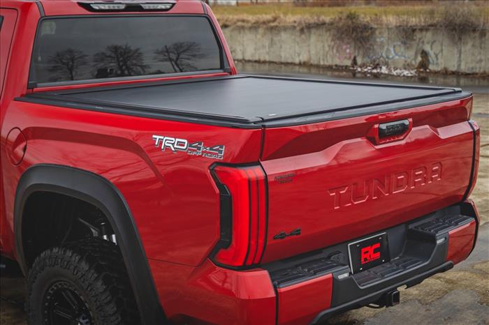 Powered Retractable Bed Cover 5 Foot 7 Inch Bed Toyota Tundra 2WD/4WD (2022-2026) Rough Country
