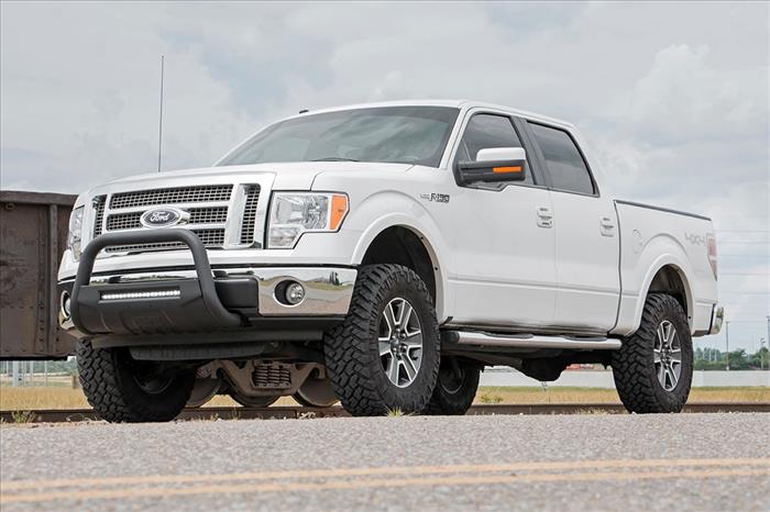 3 Inch Lift Kit M1 Struts Red Ford F-150 4WD (2009-2013) Rough Country