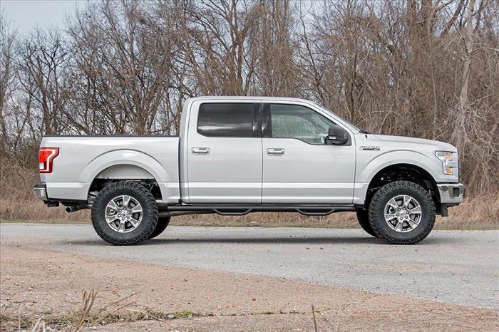 3 Inch Lift Kit N3 Struts Red Ford F-150 4WD (2014-2020) Rough Country