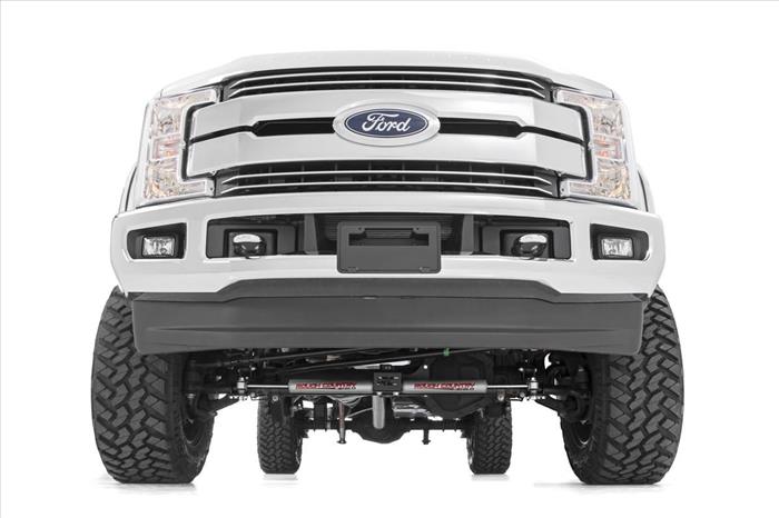 4.5 Inch Suspension Lift Kit w/V2 Shocks w/Front Drive Shaft 17-19 F-250/350 4WD Diesel Rough Country
