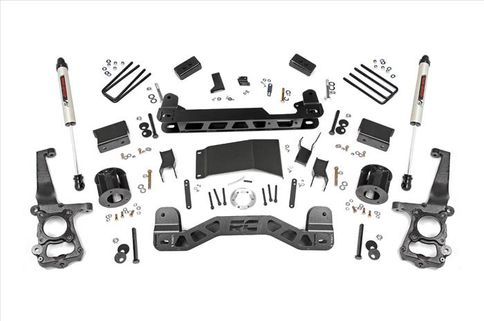 4 Inch Suspension Lift Kit w/V2 Shocks 15-20 F-150 4WD Rough Country