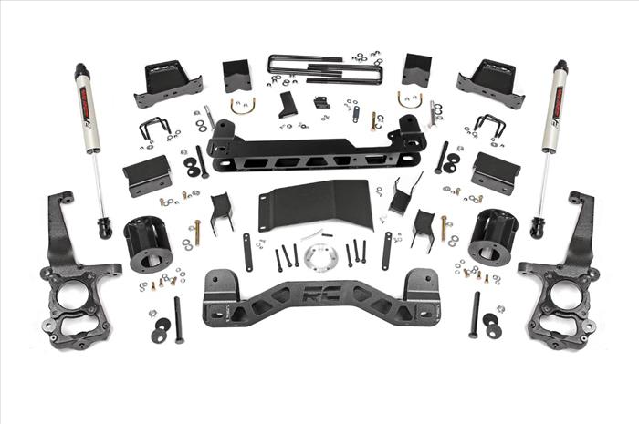 6 Inch Suspension Lift Kit w/V2 Shocks 15-20 F-150 4WD Rough Country