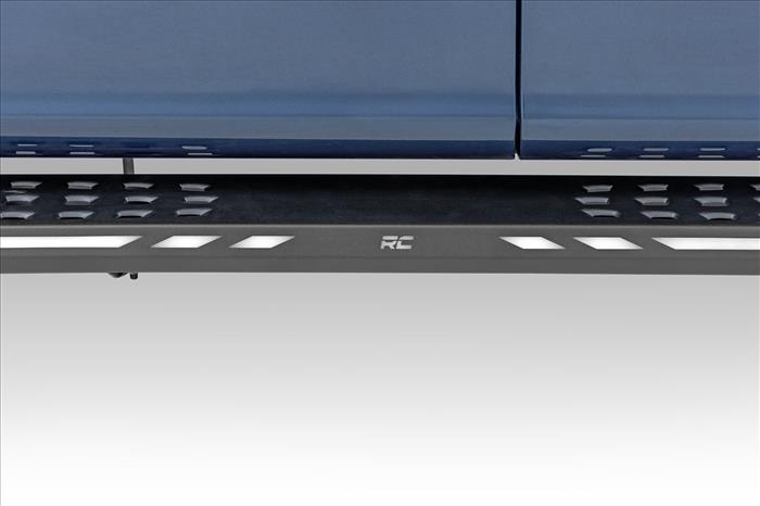 AC2 Running Boards Amber/White Crew Cab Ford F-150/Lightning/F-250/F-350/Raptor (15-26) Rough Country