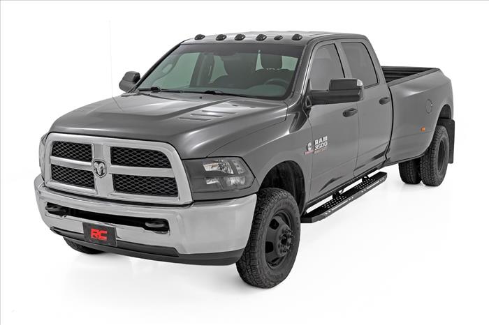 AC2 Running Boards Amber/White Crew Cab Ram 1500/2500/3500 2WD/4WD (2010-2025 & Classic) Rough Country
