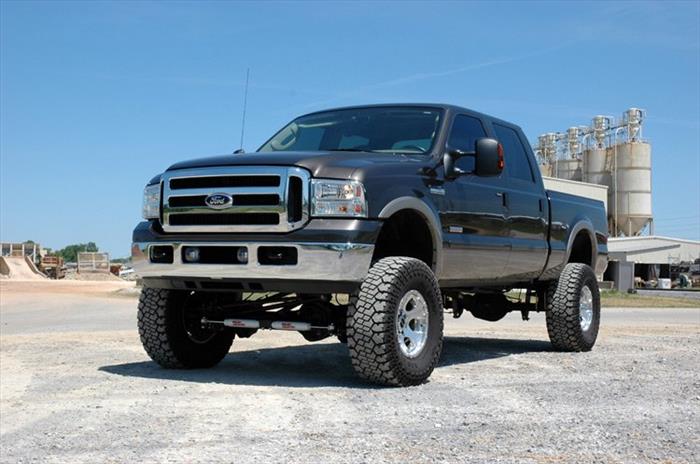 6 Inch Ford 4-Link Suspension Lift Kit w/Vertex Shocks 05-07 F-250/350 Gas-w/Overloads Rough Country