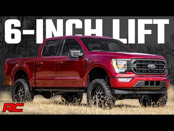 6 Inch Lift Kit N3 Struts 2021 Ford F-150 4WD Rough Country