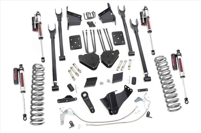 6 Inch Ford 4-Link Suspension Lift Kit Vertex 15-16 F-250 4WD Overloads Rough Country