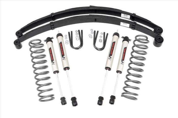3 Inch Lift Kit RR Springs V2 Jeep Cherokee XJ 2WD/4WD (1984-2001) Rough Country