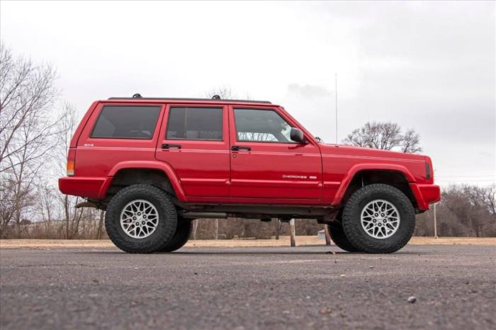 3 Inch Jeep Series II Suspension Lift System N2.0 Shocks 84-01 Cherokee XJ Rough Country