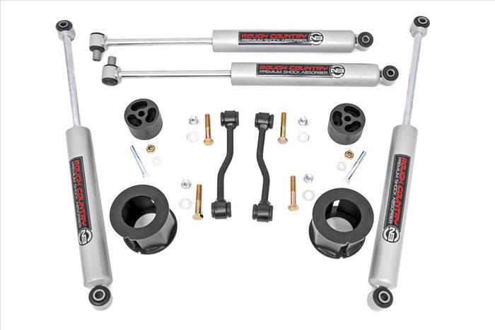 2.5 Inch Jeep Suspension Lift Kit w/N3 Shocks 20 Gladiator Rough Country