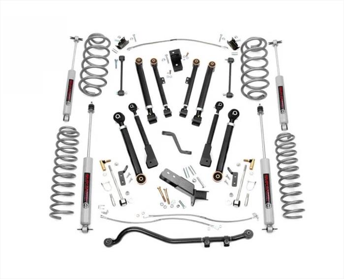 4 Inch Jeep X-Series Suspension Lift Kit 97-06 Wrangler TJ Rough Country