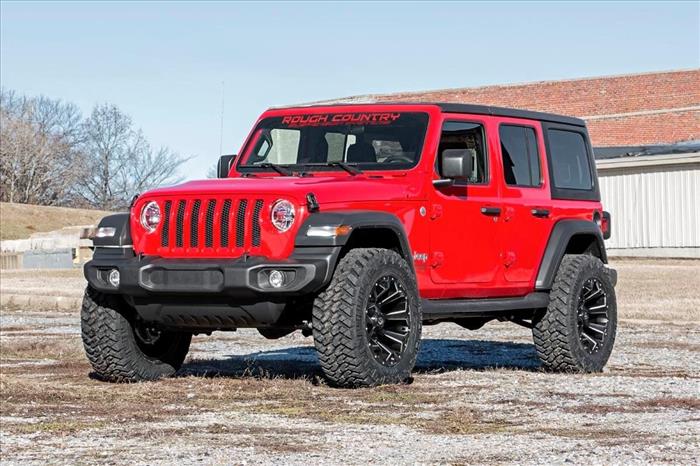 2.5 Inch Lift Kit Coils M1 Jeep Wrangler Unlimited Non-Rubicon 4WD (2018-2023) Rough Country
