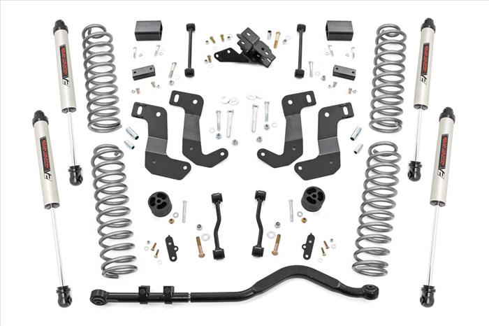 3.5 Inch Jeep Suspension Lift Kit Control Arm Drop & V2 Shocks 18-20 Wrangler JL Rough Country