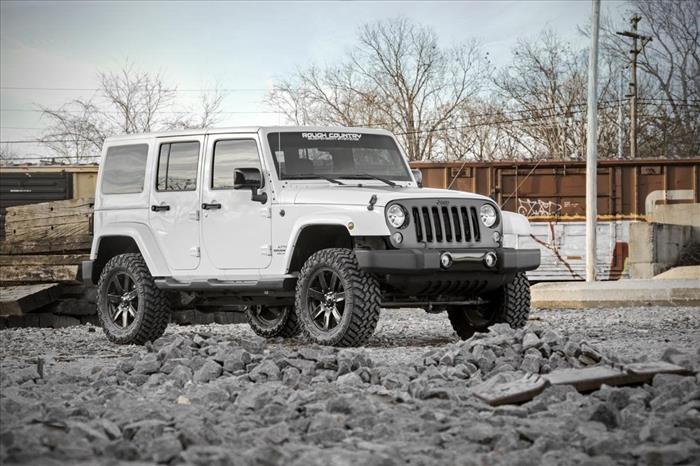 2.5 Inch Lift Kit Coils Jeep Wrangler Unlimited 2WD/4WD (2007-2018) Rough Country