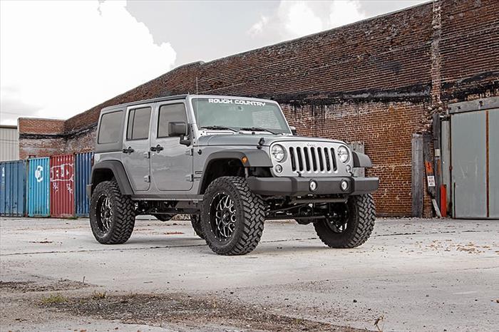 4 Inch Lift Kit M1 Jeep Wrangler Unlimited 2WD/4WD (2007-2018) Rough Country